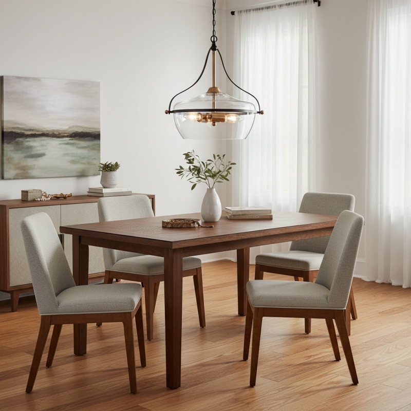 Lirra pendant light in dining room