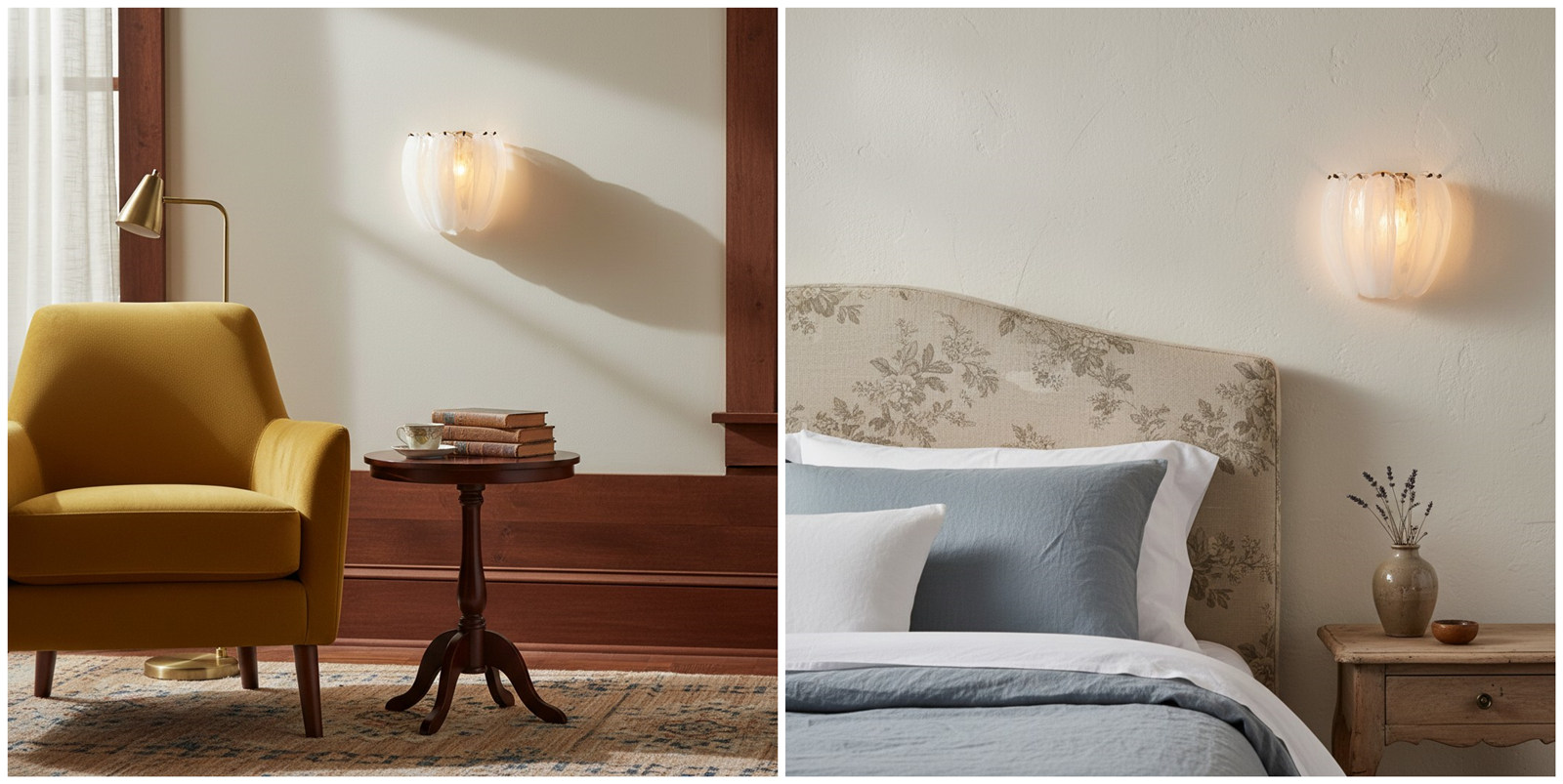 Velora wall lamp room pairings