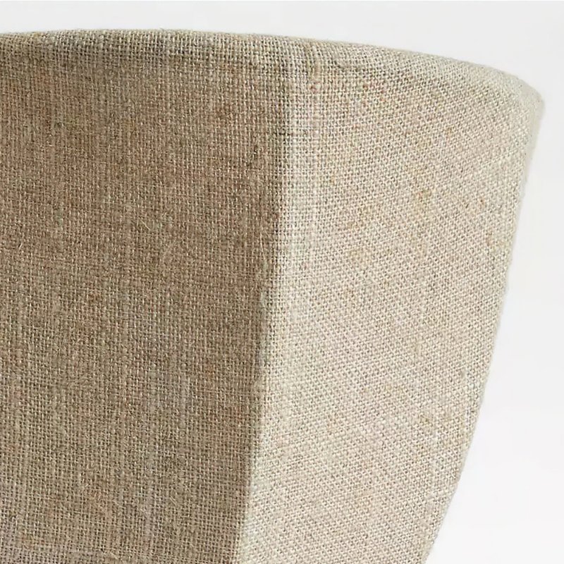 Close view of the Fablune linen shade texture