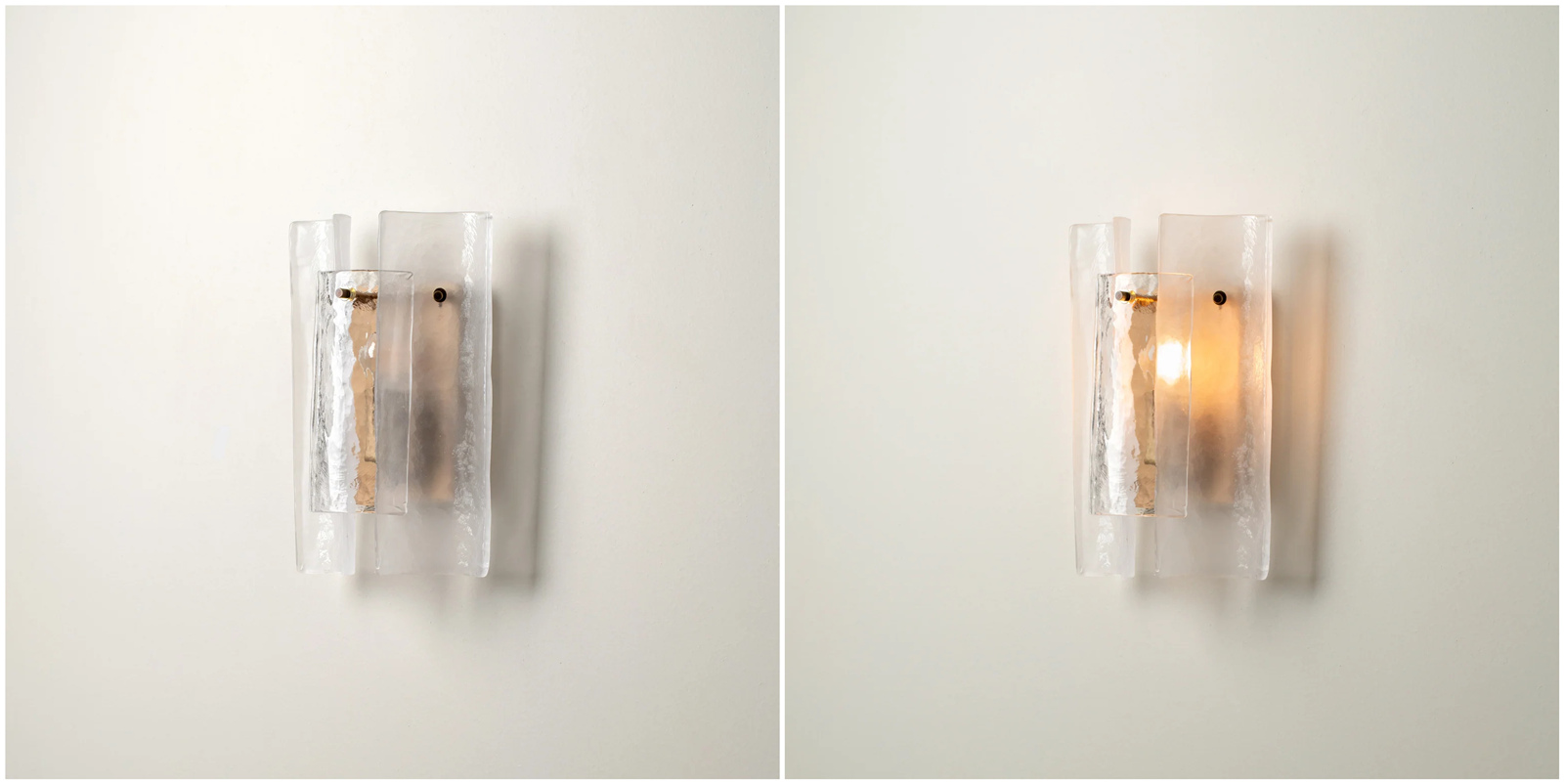 Velora wall lamp switch light comparison