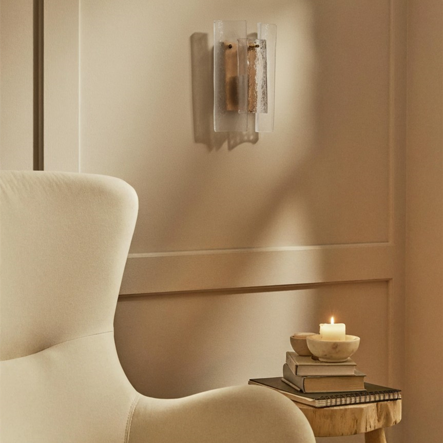Customer reading corner with Velora wall lamp