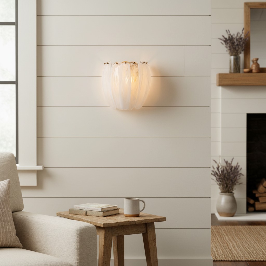 Velora wall lamp in a calm neutral room