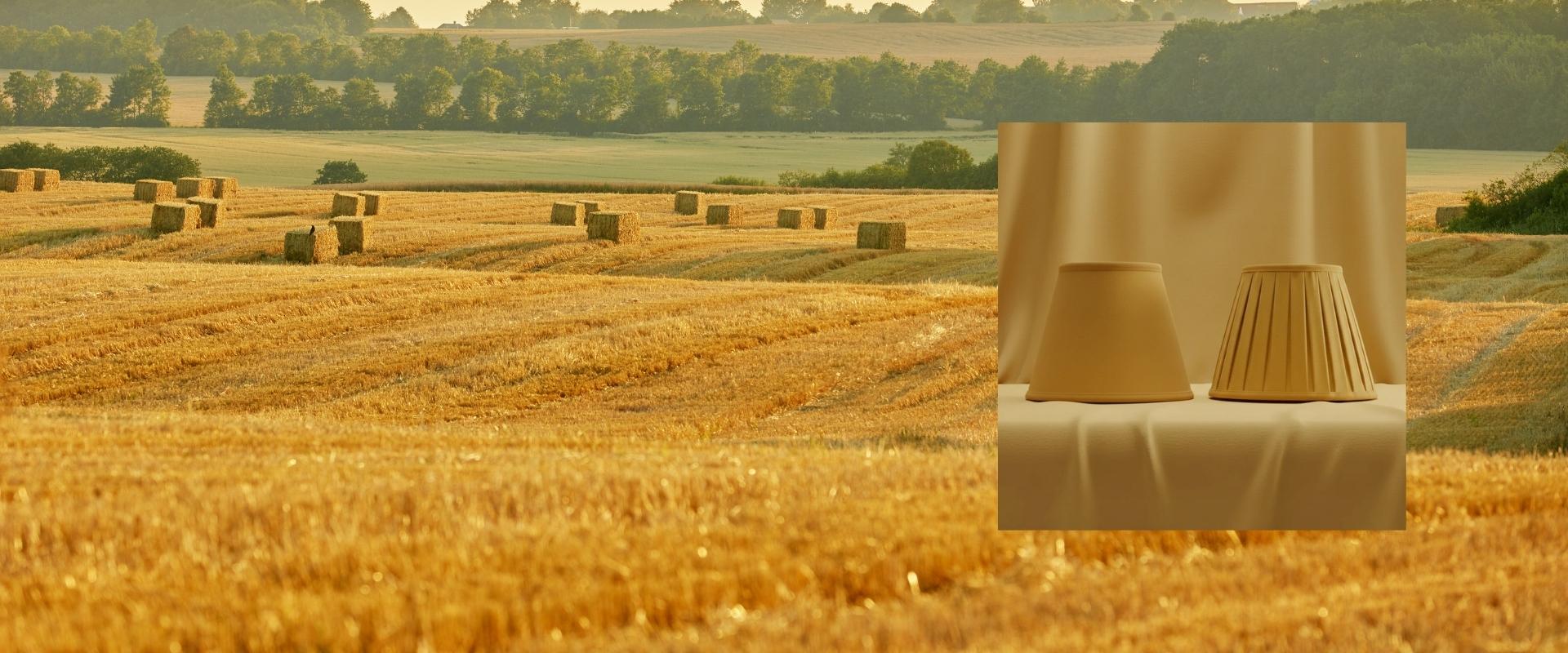Golden Harvest Moments yellow lampshade