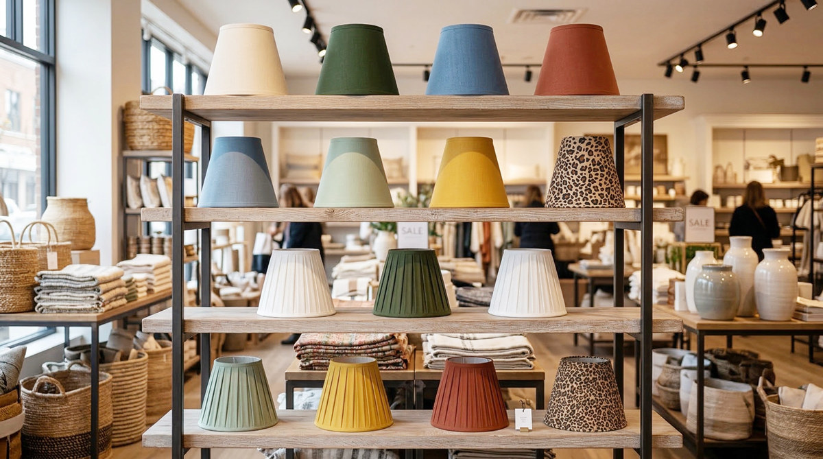 Luvora replacement lampshade color display
