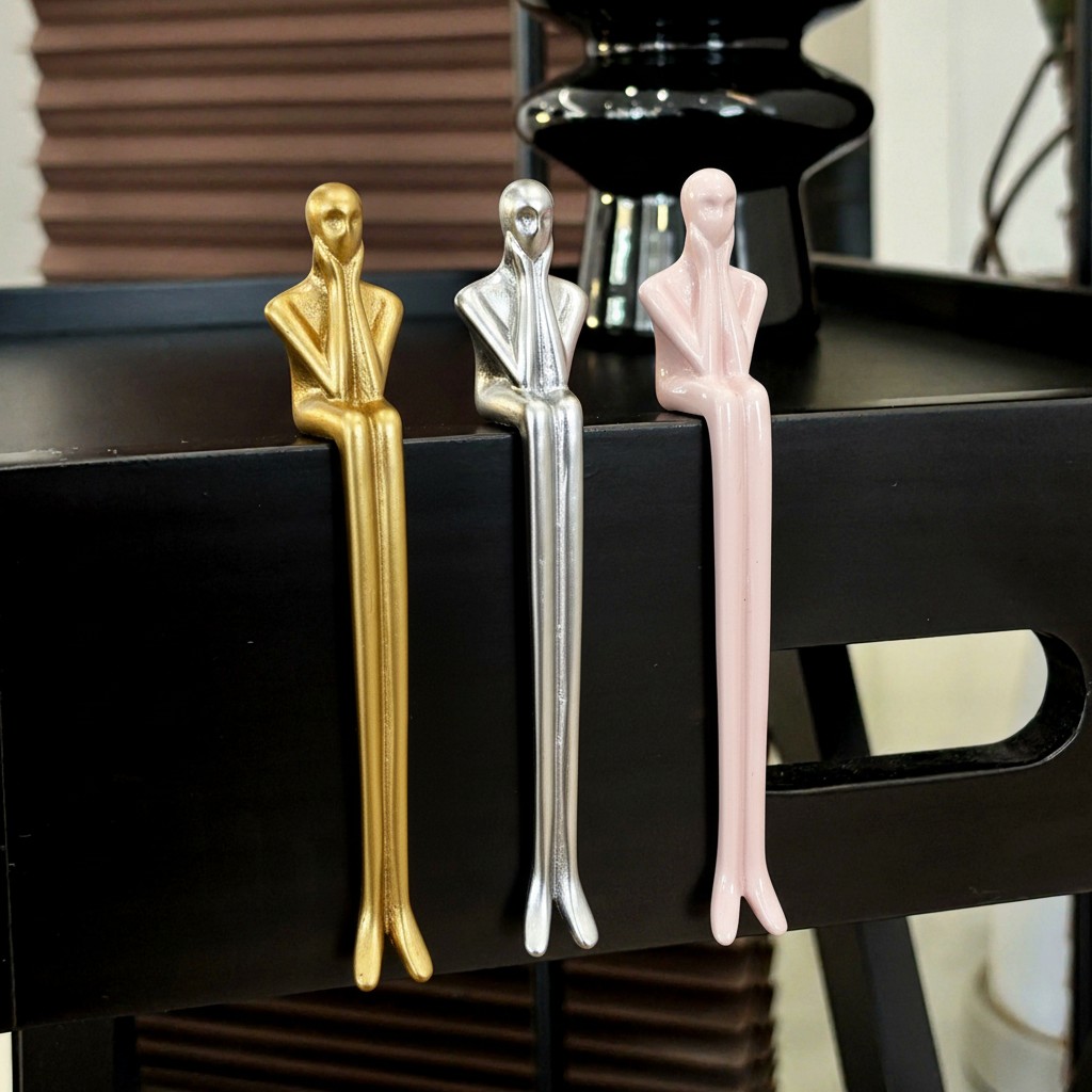 Verlitho cabinet handles styled in a home setting