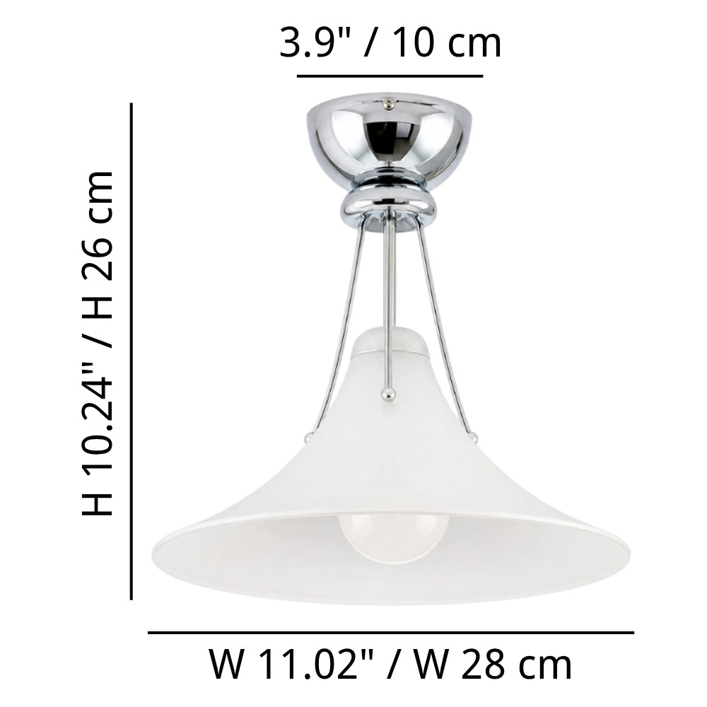 Kallera Magnolia Ceiling Light size dimensions
