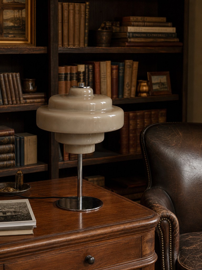 Koloro table light beside a bed