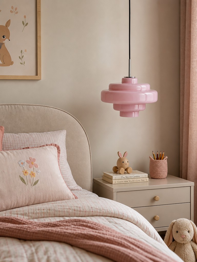 Koloro ceiling light in a warm interior scene