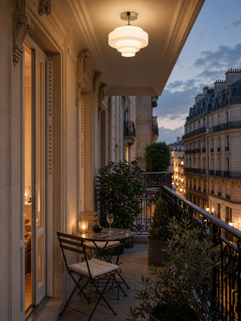 Koloro light in a real home balcony scene