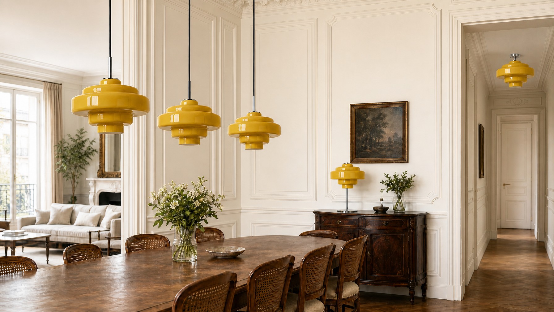 Discover Koloro series in a classic dining room