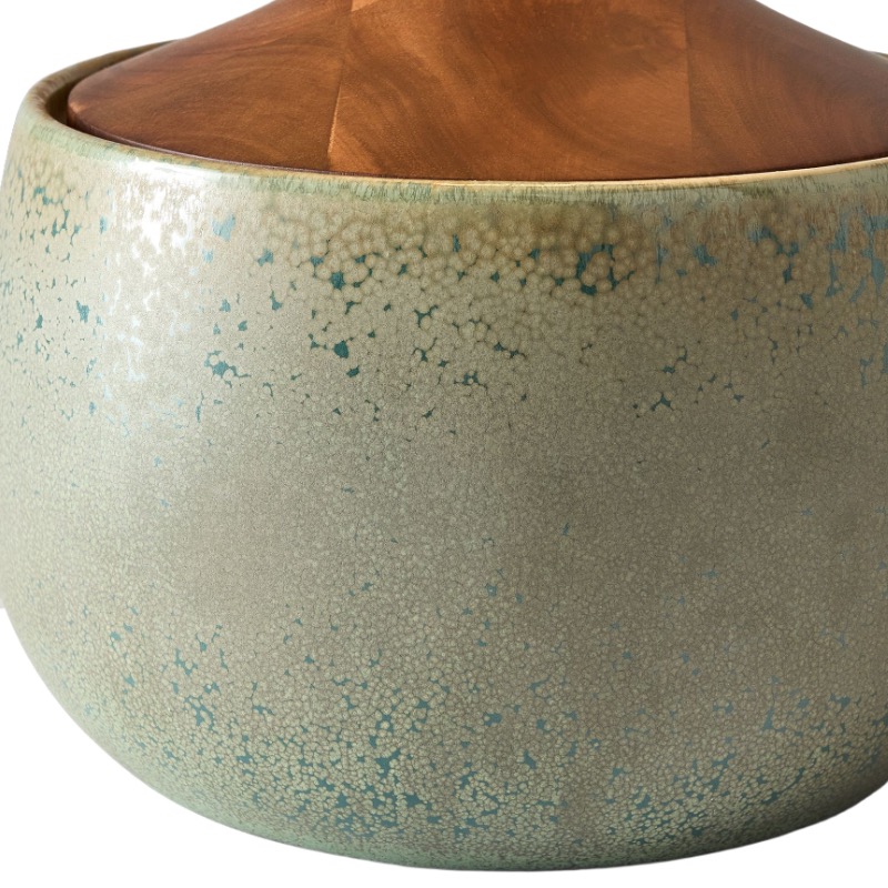 Close-up of the Avero textured cement base