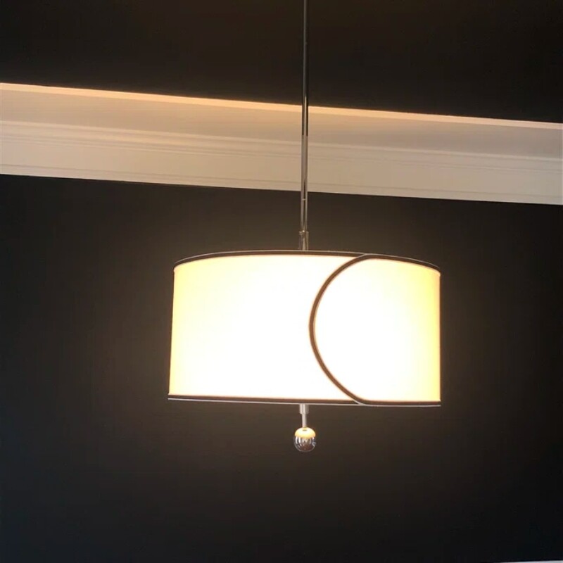 Customer photo of illuminated Roven pendant light