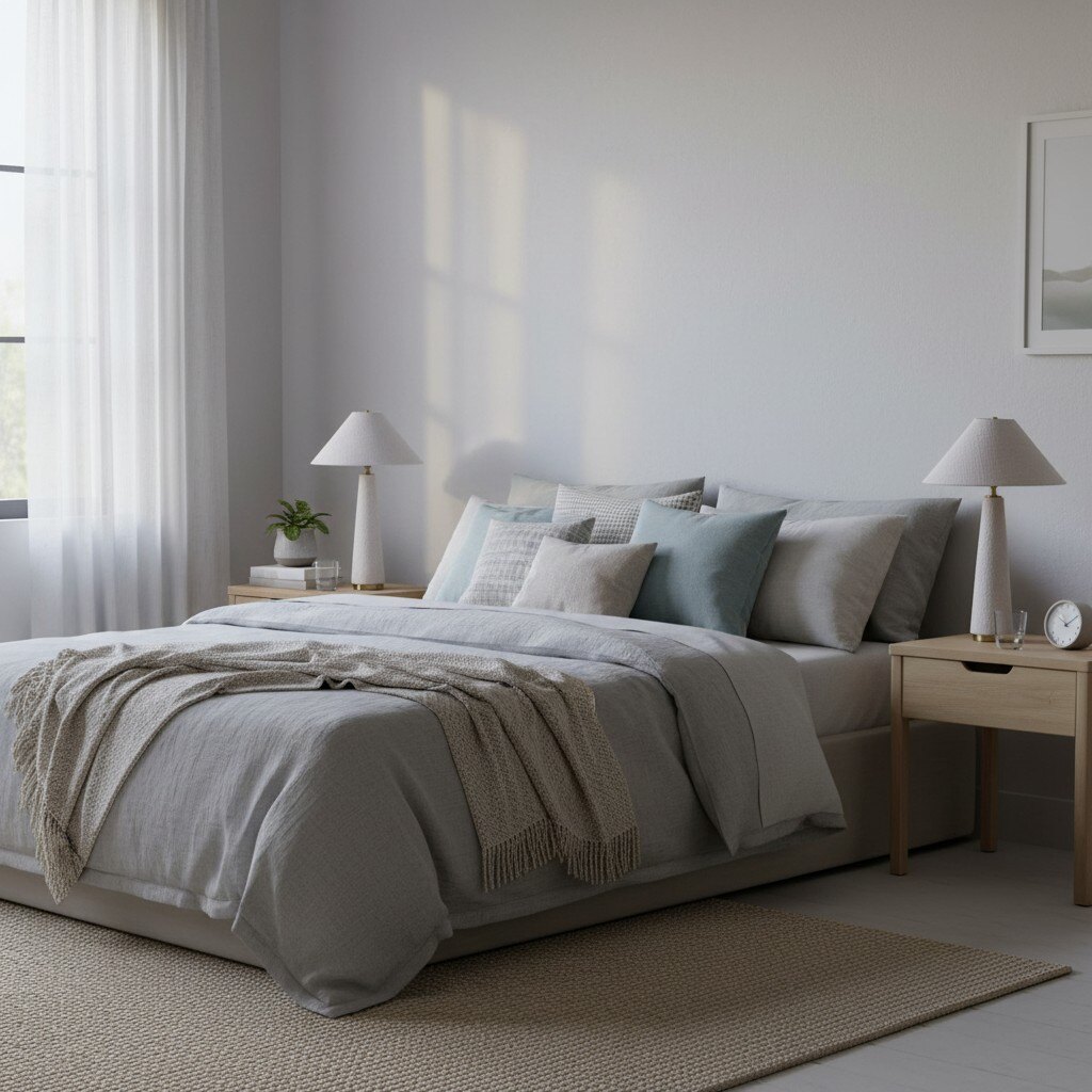 Ceruna table lamp in a bedroom