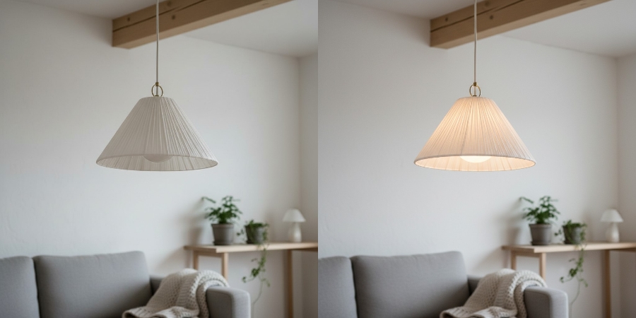 Blossine pendant light switch comparison