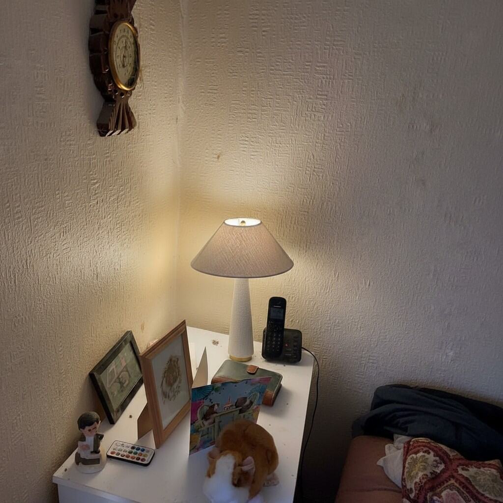 Ceruna table lamp in a cozy room