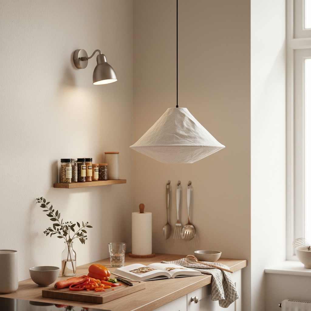 Zalen pendant light in a kitchen setting