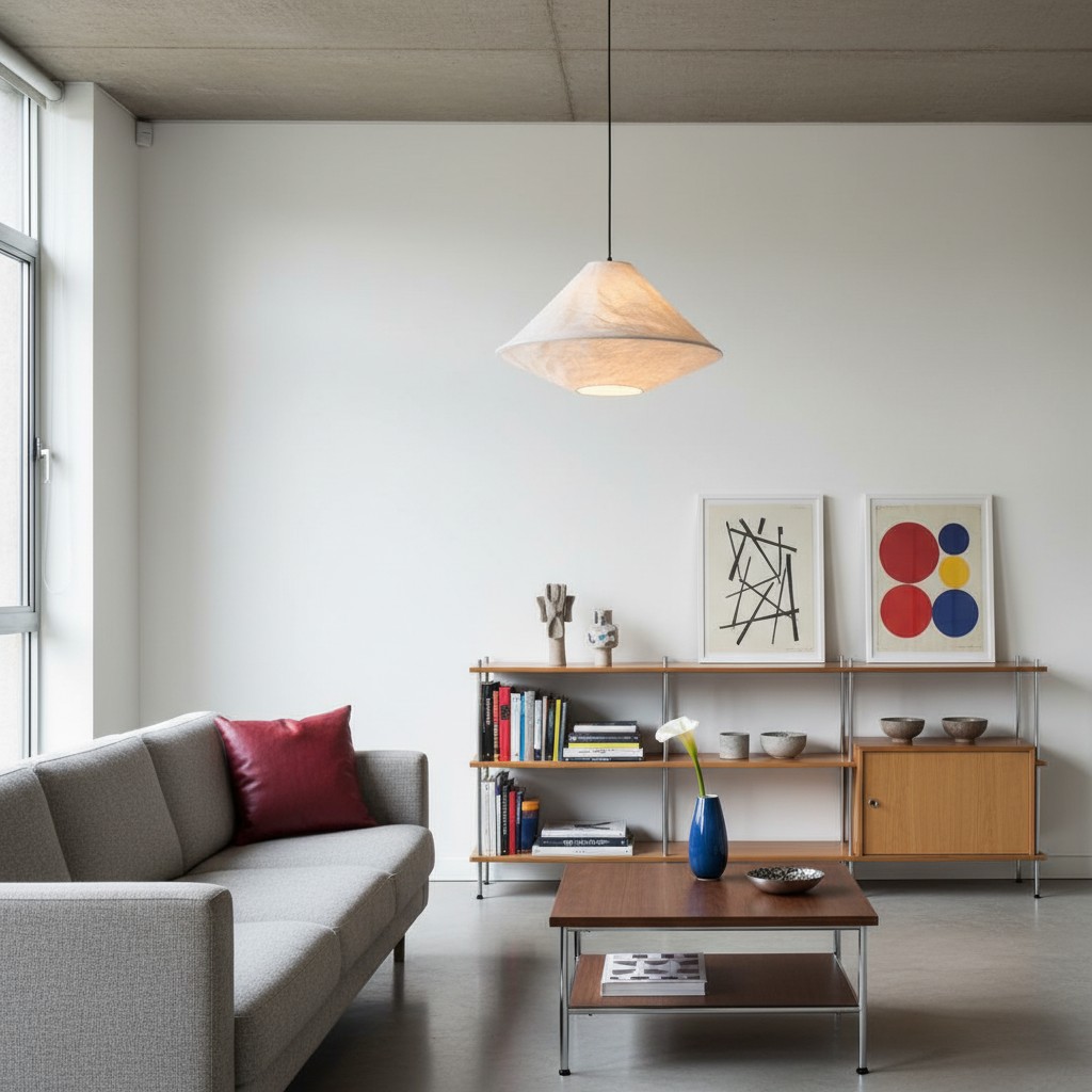 Zalen pendant light in a calm sitting room