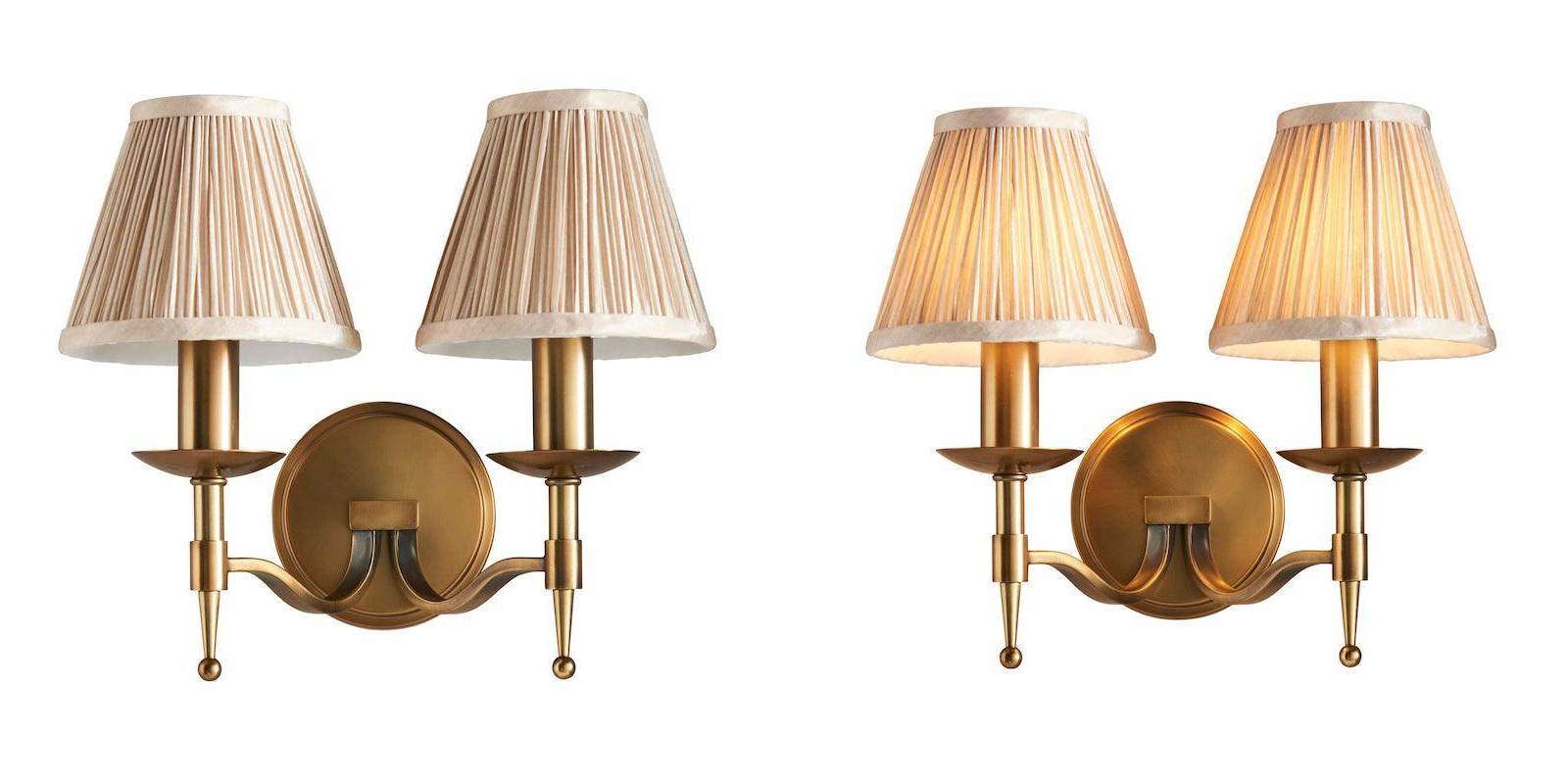 Tela switch light comparison showing shade illumination options
