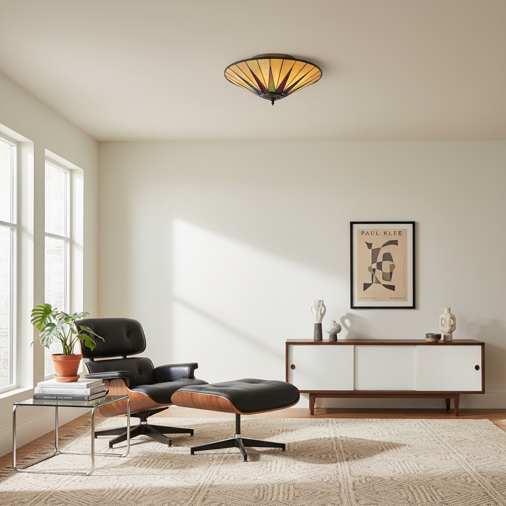 Customer room with TiffStar ceiling light