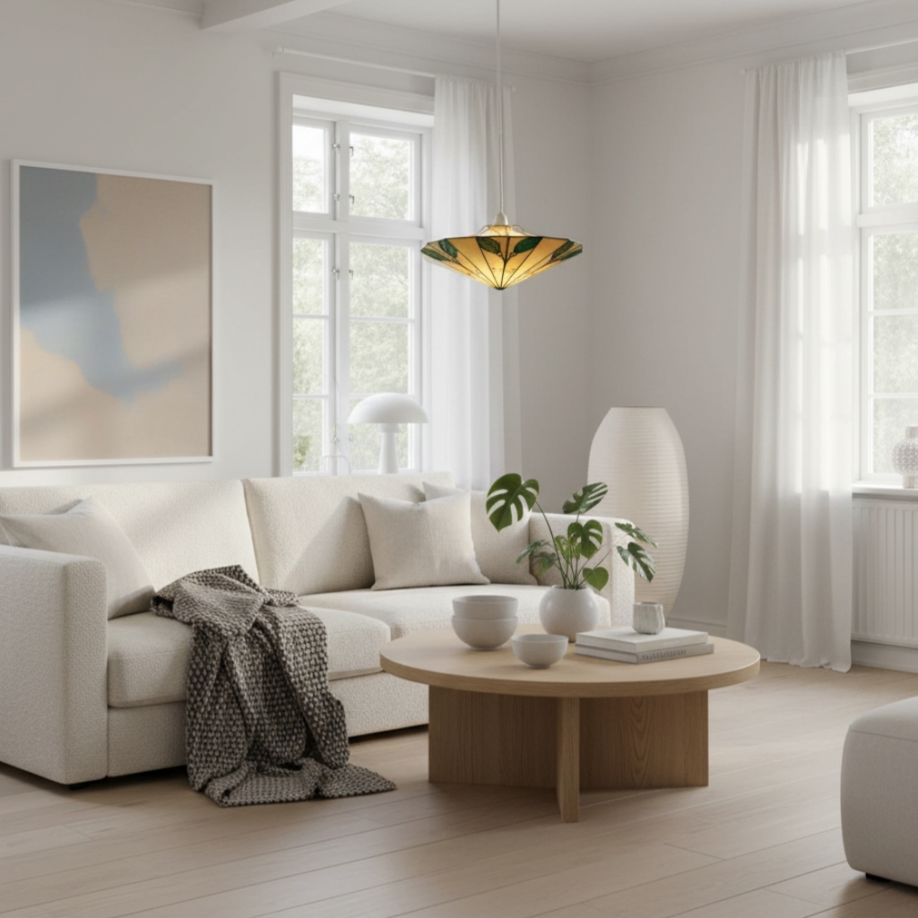 TF Harken pendant light in a bright room