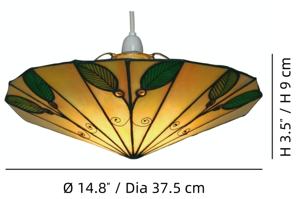 TF Harken pendant shade size guide