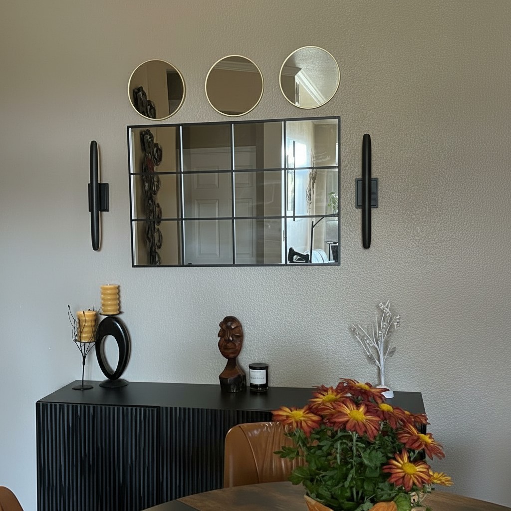 Habitación de clientes con apliques de pared Modo