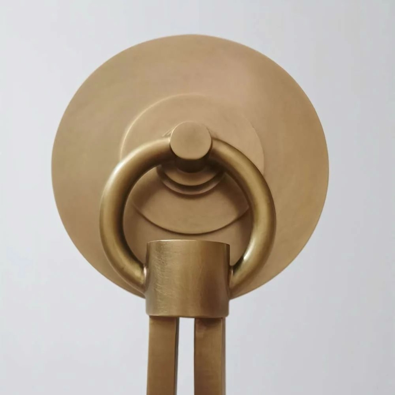 Curved metal accents detail