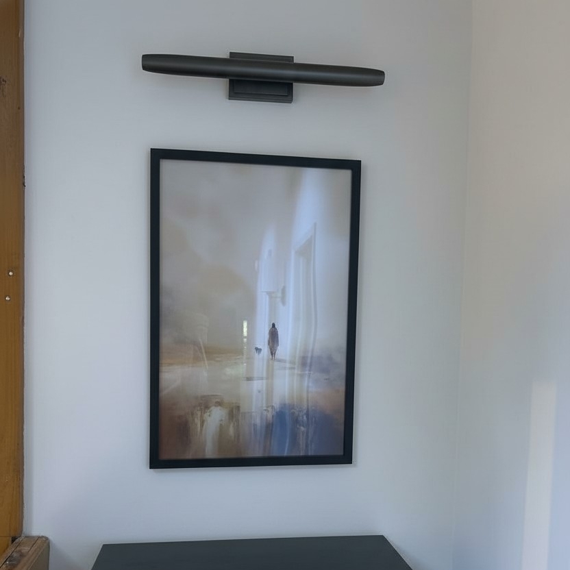 Instalación de iluminación de pared del cliente.