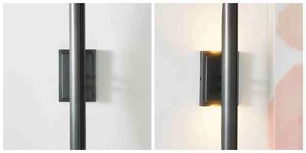 Comparación de luces de interruptor para el aplique de pared Modo