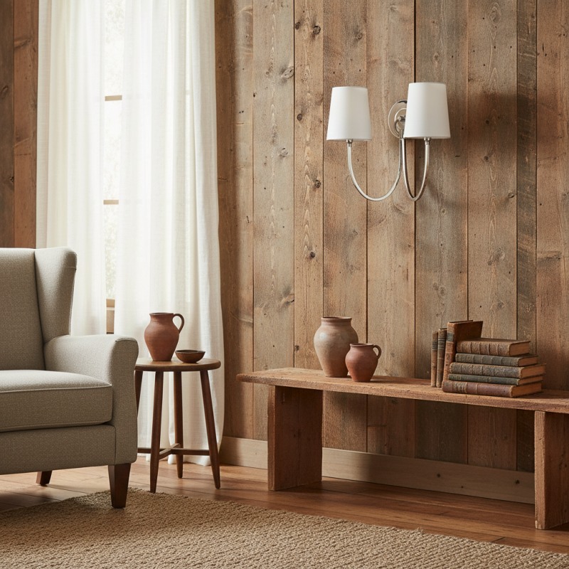Roven wall sconce warm room scene