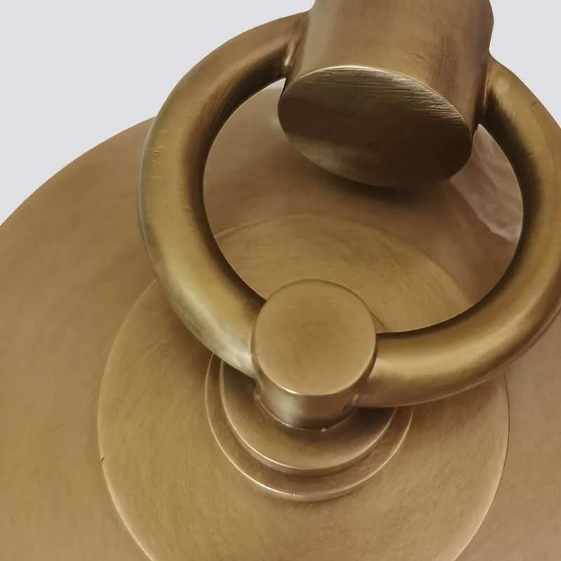 Polished metal craft detail
