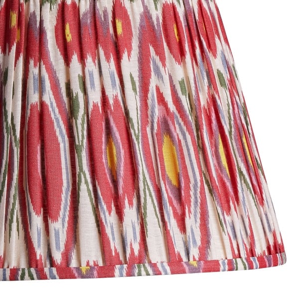 Thalune patterned fabric shade detail