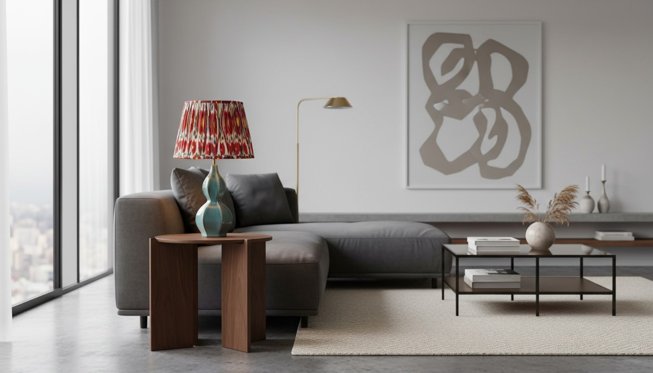 Thalune table lamp in a living room scene