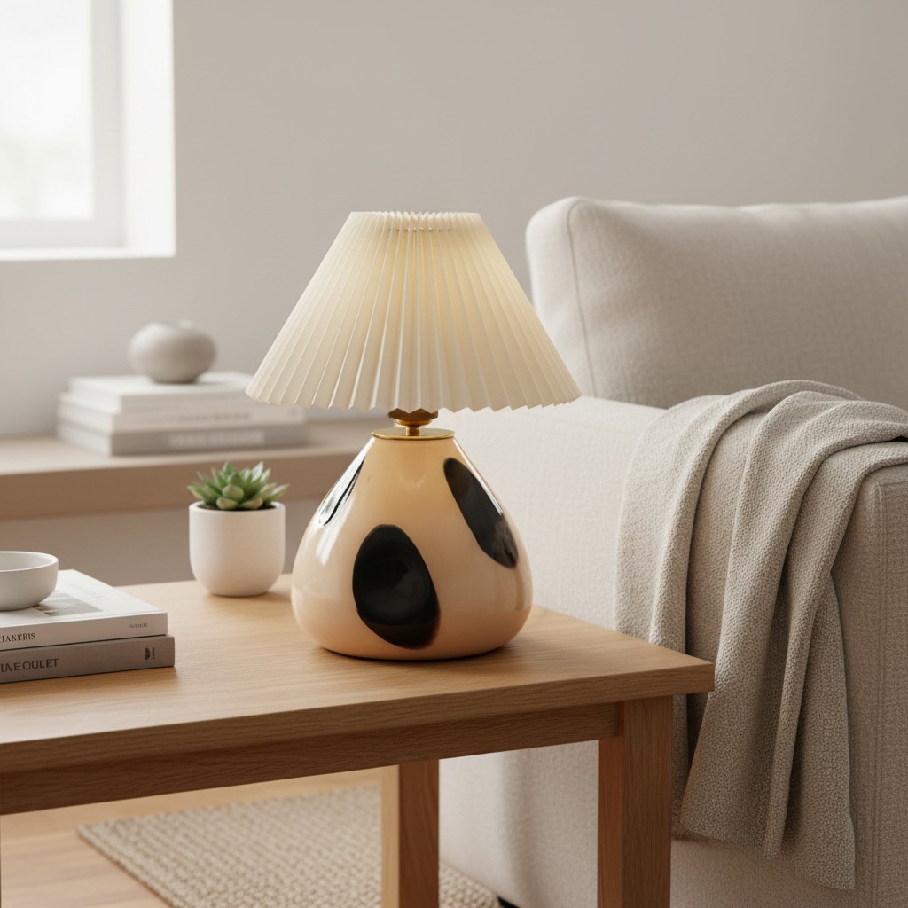 Undara table lamp on a bedside or coffee table