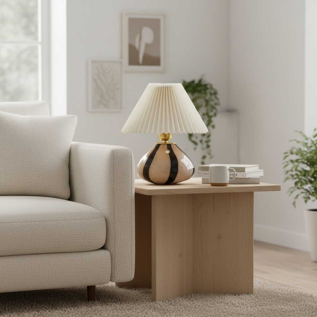 Undara table lamp in a bright corner setting