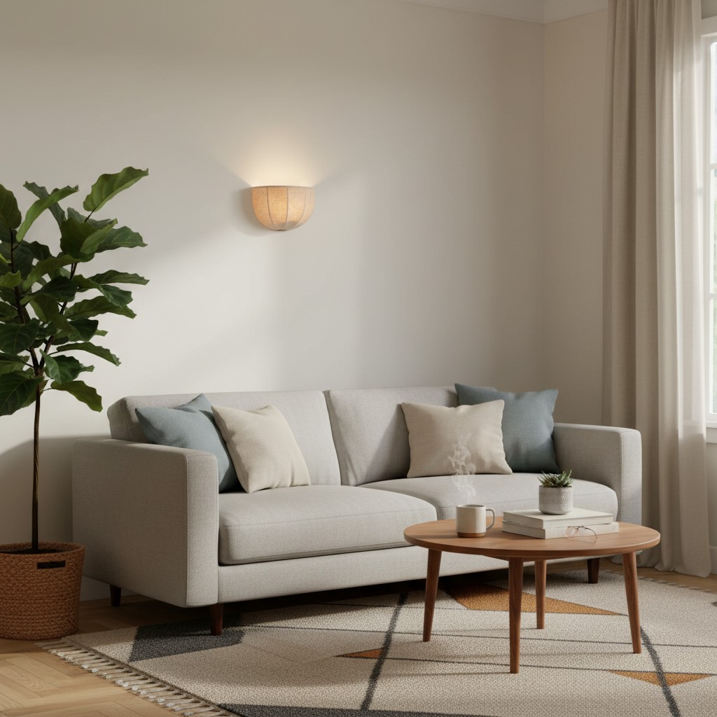 Customer living room photo with Loomis wall light