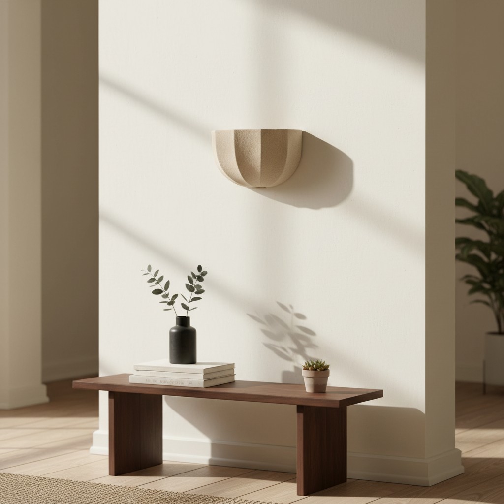 Customer console photo with Loomis wall light