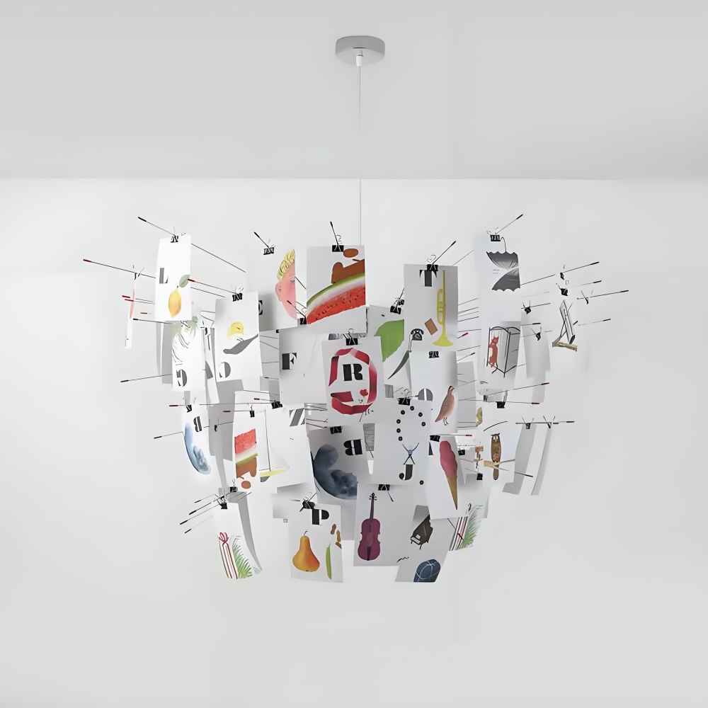 Renee pendant light cool atmosphere