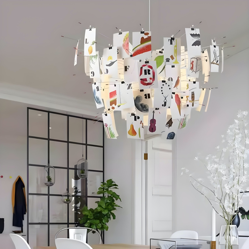 Renee Creative Picture Pendant Light in dining room