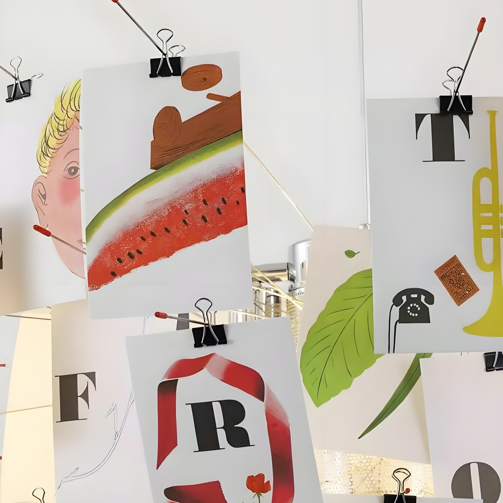 Creative album paper design detail