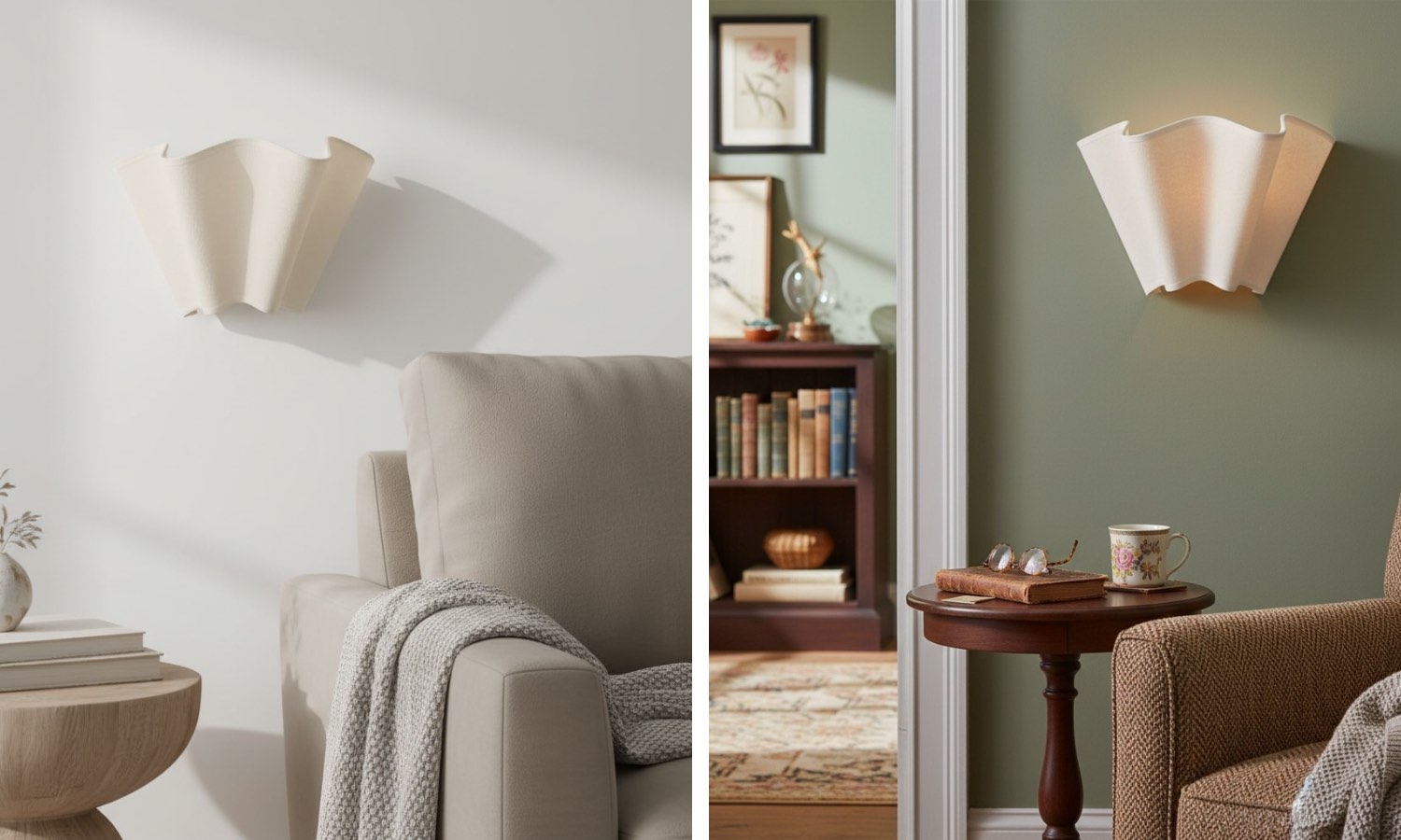 Oslan wall sconce switch light comparison