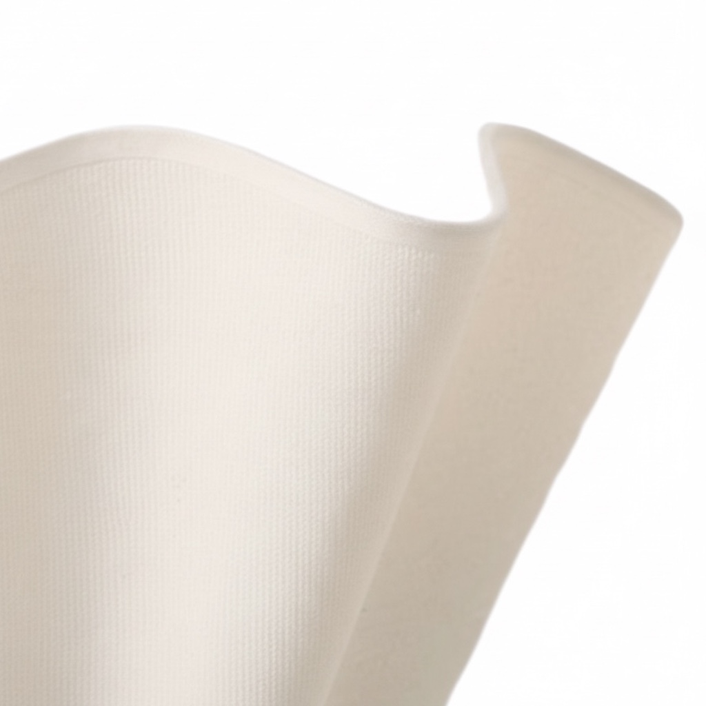 Side detail of Oslan pleated linen wall sconce