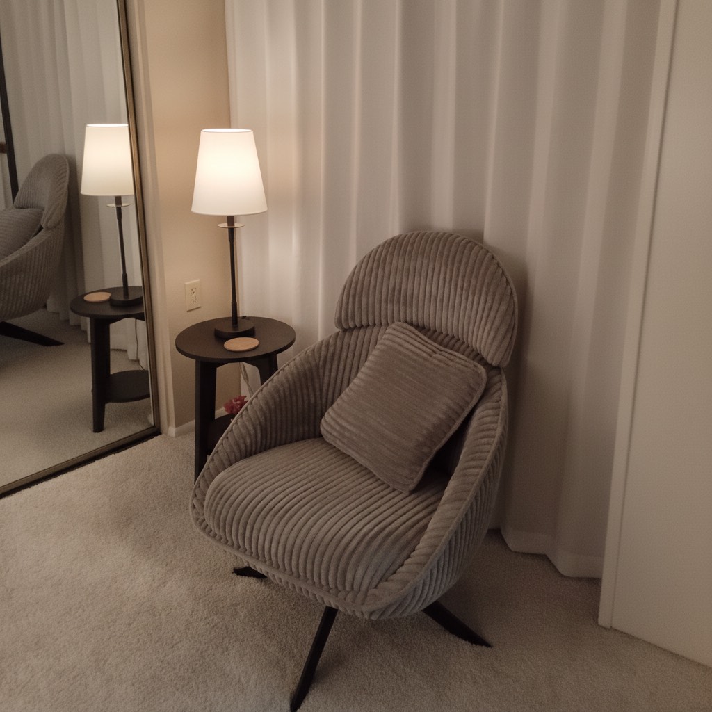 Customer room scene with Rowan lamp