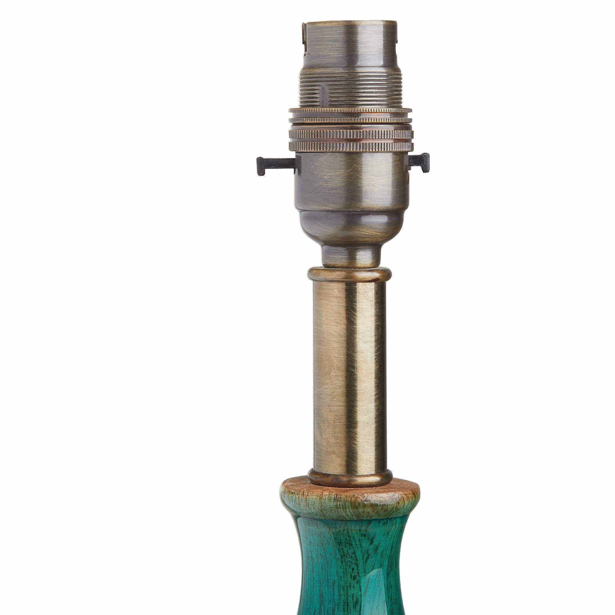 Close-up of the Grainora lamp bulb holder and metal detail