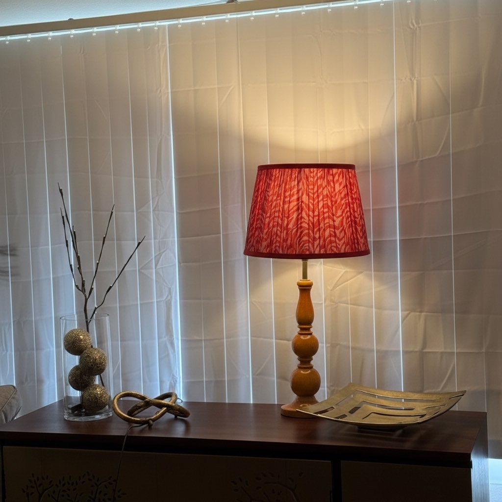 Customer photo of Grainora lamp casting patterned light