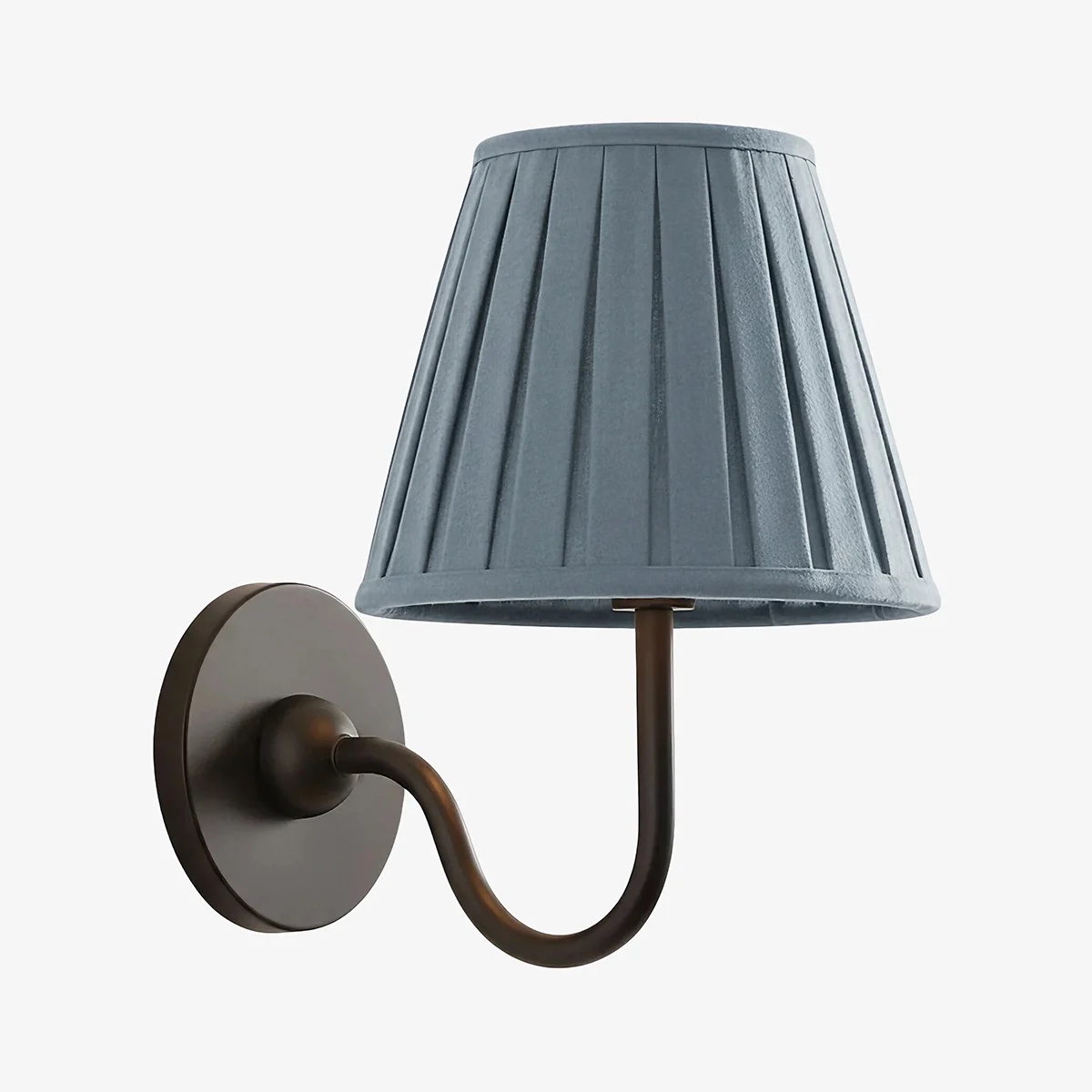 Green shade wall light