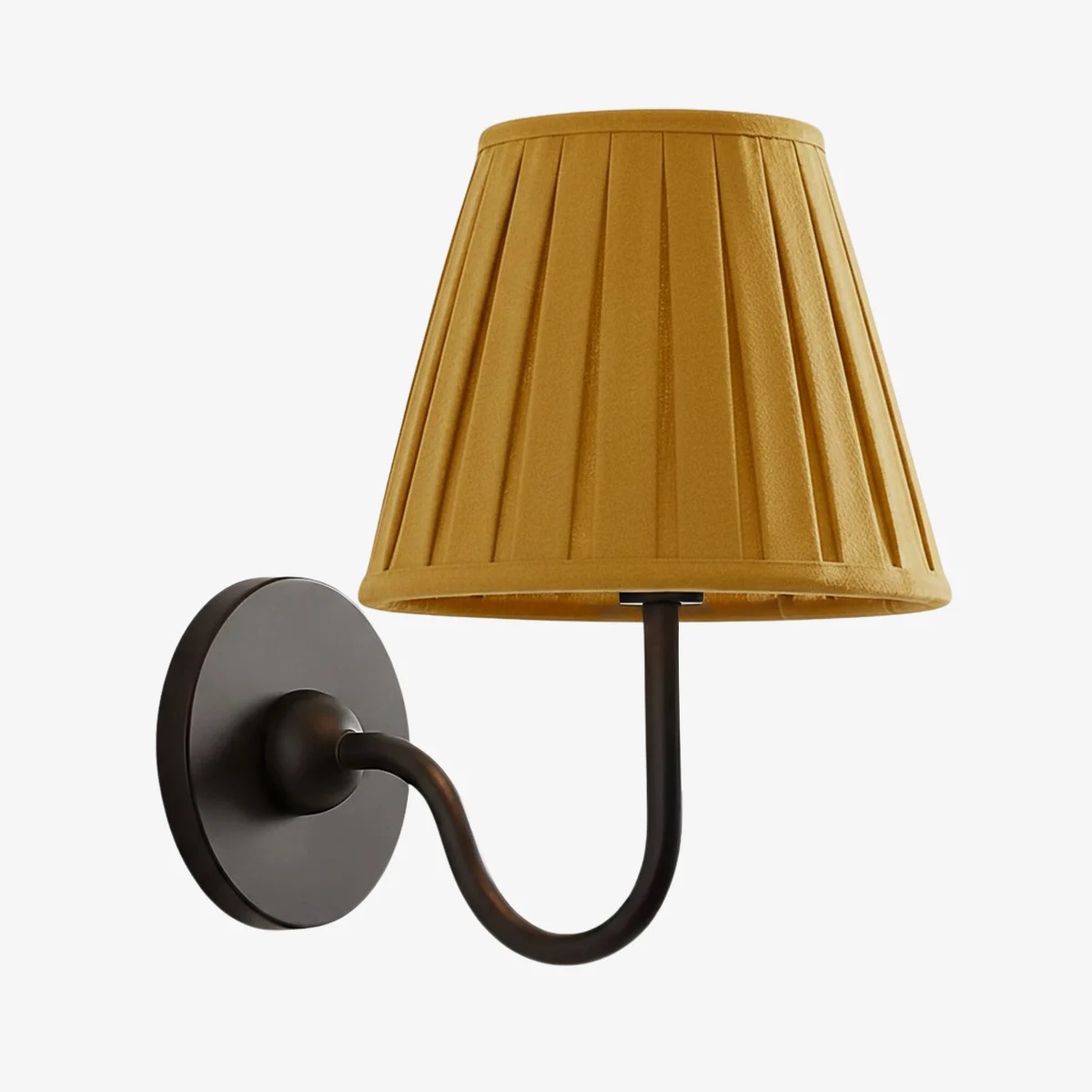 Leopard print shade wall light