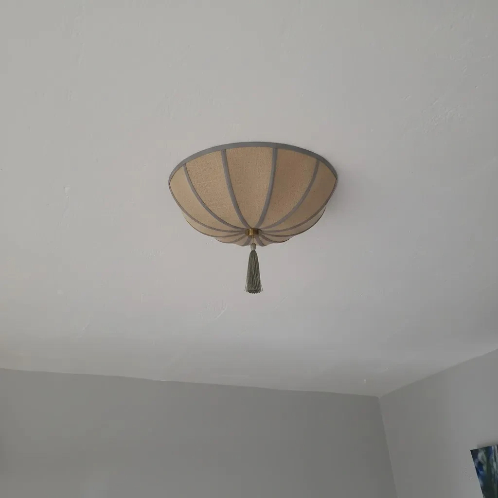 Customer photo of Valoflor flush mount light