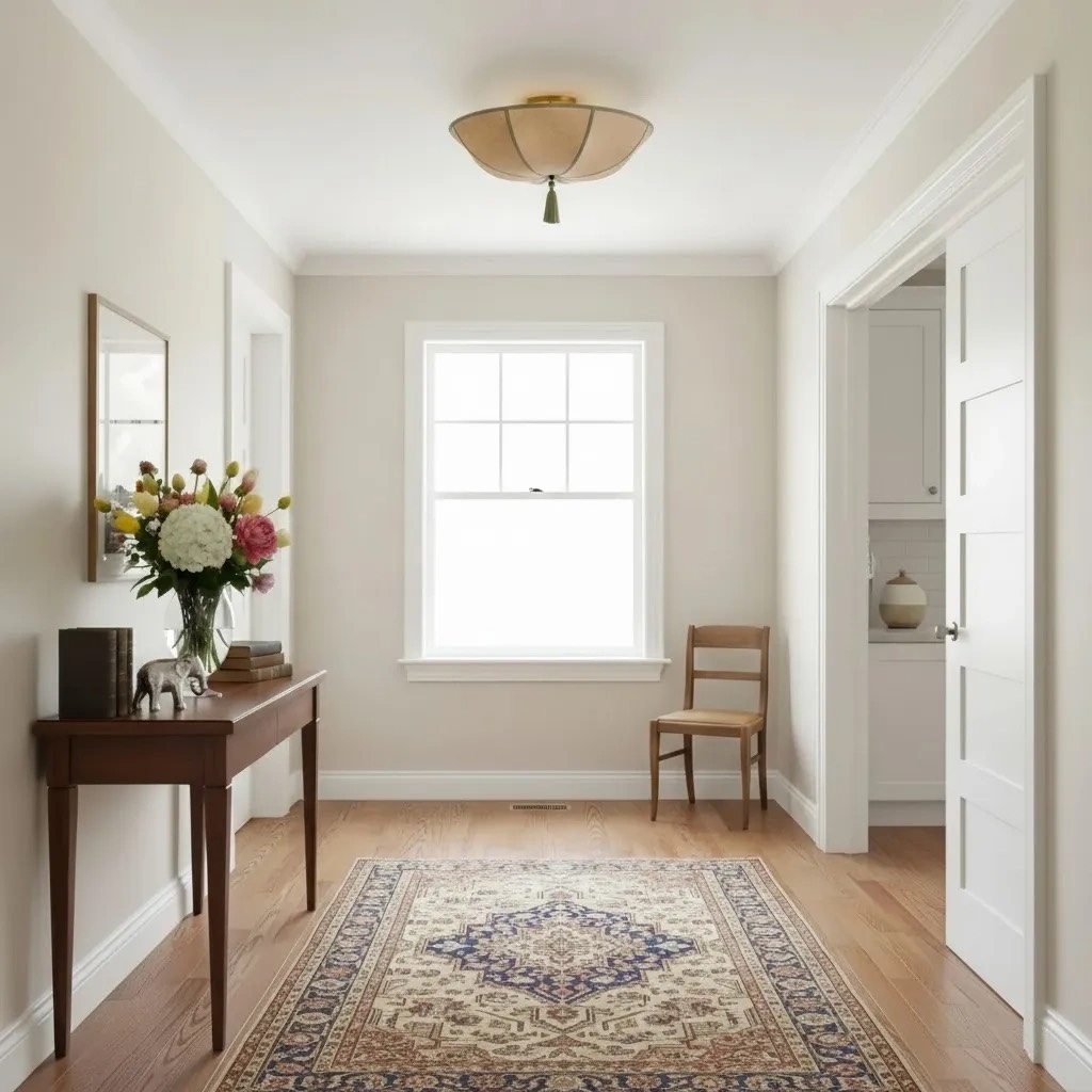Valoflor ceiling light in an entryway