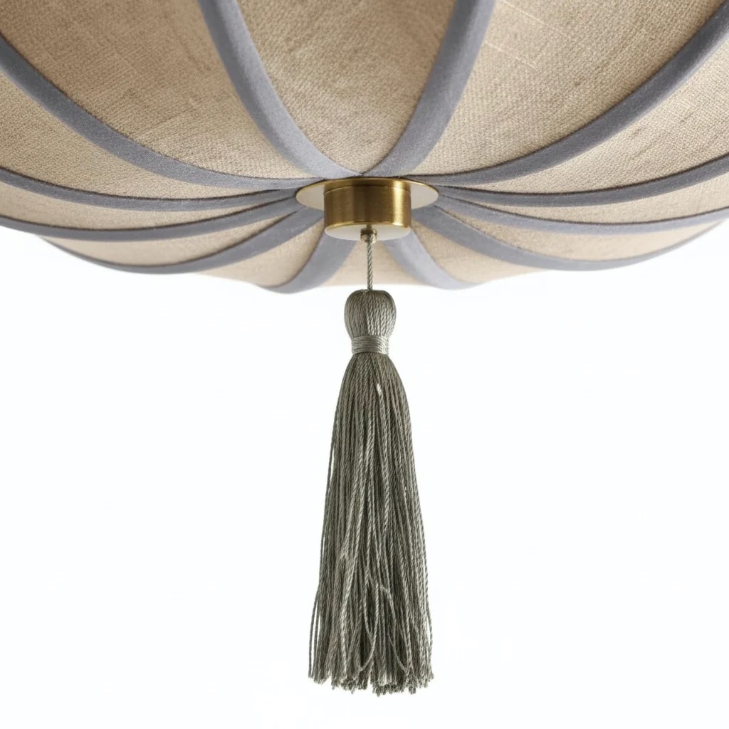 Valoflor petal shade underside with tassel